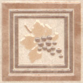 AD/A242/SG9179 Декоративная вставка Вилла флоридиана Светлый беж 7.2x7.2