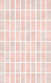 MM6281 Декор Аверно Розовый мозаичный 25x40