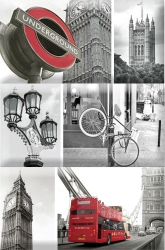 Панно Monocolor Composicion London Calling D