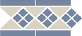 Бордюр Victorian Designs Border Lisbon With 1 Strip (Tr.16. Dots 11. Strips 11) 28x15