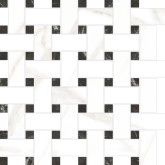 K9456238LPR1VTE0 Мозаика Marmori Мозаичный Микс Калакатта Белый Лаппато R9 Ректификат 31.5x31.5