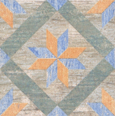 AD/A392/TU6001 Декоративная вставка Колор Вуд Микс А2 13x13