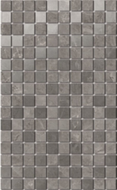 MM6361 Декор Гран Пале Серый мозаичный 25x40