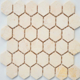 Мозаика Pietrine Hexagonal Crema Marfil MAT hex 29.5x30.5