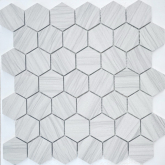 Мозаика Pietrine Hexagonal Dolomiti bianco MAT hex 29.5x30.5