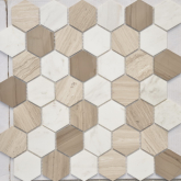 Мозаика Pietrine Hexagonal Pietra Mix 3 MAT hex 29.5x30.5