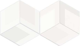 117357 Декор Flow Diamond Decor White 14x24