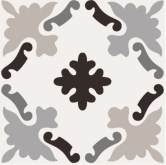 PBW03 Керамогранит Patchwork Black&White Black 03 20x20