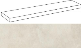 620070001276 Ступень Millennium Пьюр 120 Угловая Левая Натуральная 120x33