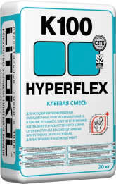 Клей на цементной основе K100 HYPERFLEX Серый 20 кг