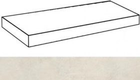 620070001291 Ступень Millennium Пьюр 80 Угловая Левая Натуральная 80x33