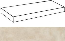 620070001292 Ступень Millennium Даст 80 Угловая Левая Натуральная 80x33