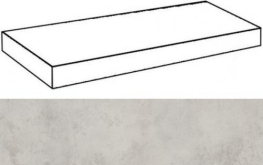 620070001263 Ступень Millennium Сильвер 60 Угловая Левая Натуральная 60x33