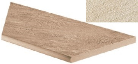 620090000307 Керамогранит Cliff Bianco Round Angolo Sx 60x30