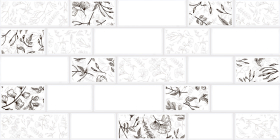 00-00028078 Декор Мирабель Белый 7Д 60x30