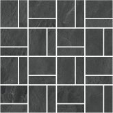 T021/DD2039 Декор Про слейт Антрацит мозаичный 30x30