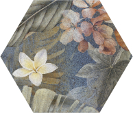 Керамогранит Hibiscus Hexa Blue Matt Hexa 23.2x26.7