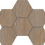 Mosaic/KW01_NR/25x28,5x10/Hexagon - фото 1