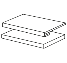 Клееные ступени из керамогранита до 12мм